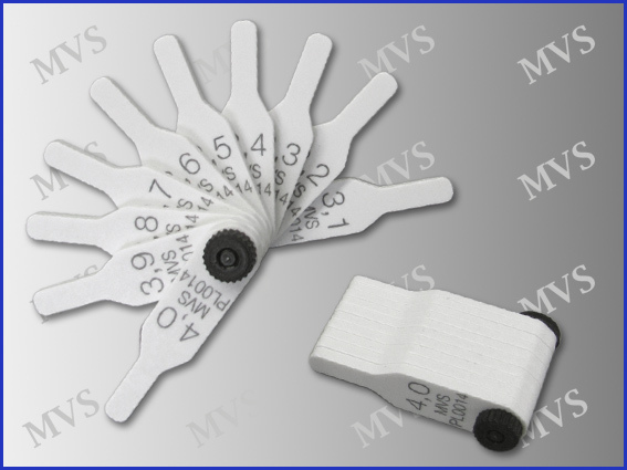 Prüflehre 3,1- 4,0mm, SCHMALER Messfinger, aus Kunststoff _ PL0014